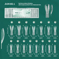 Nailpop Pointed Nail Forms 15 Sizes Professional Salon Easy Use Reuse Qme JXJM-001-150