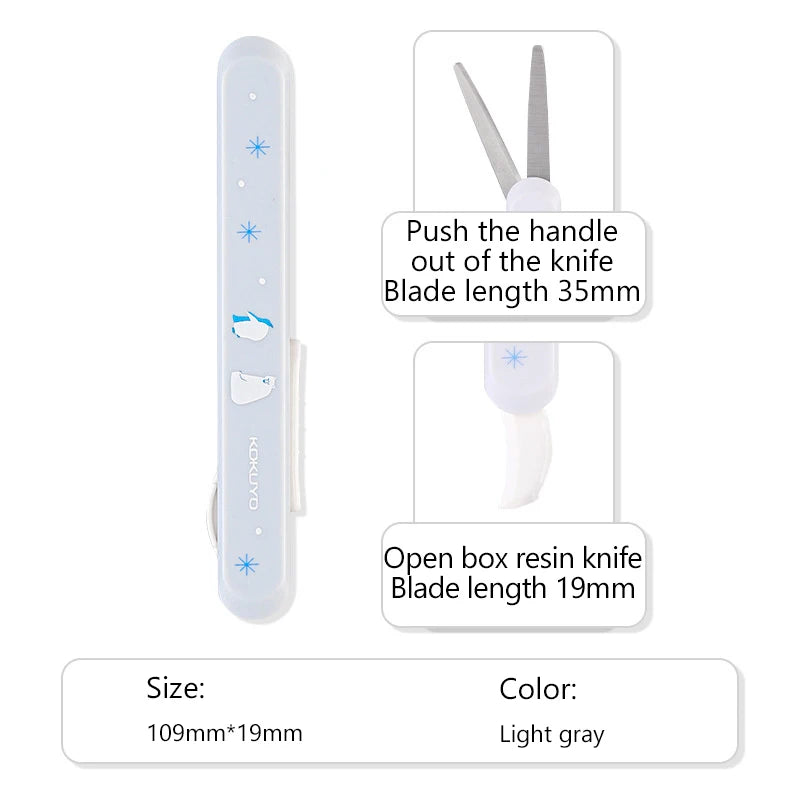 Portable Scalable Folding Stainless Steel Scissors Sharp Durable Qme A5