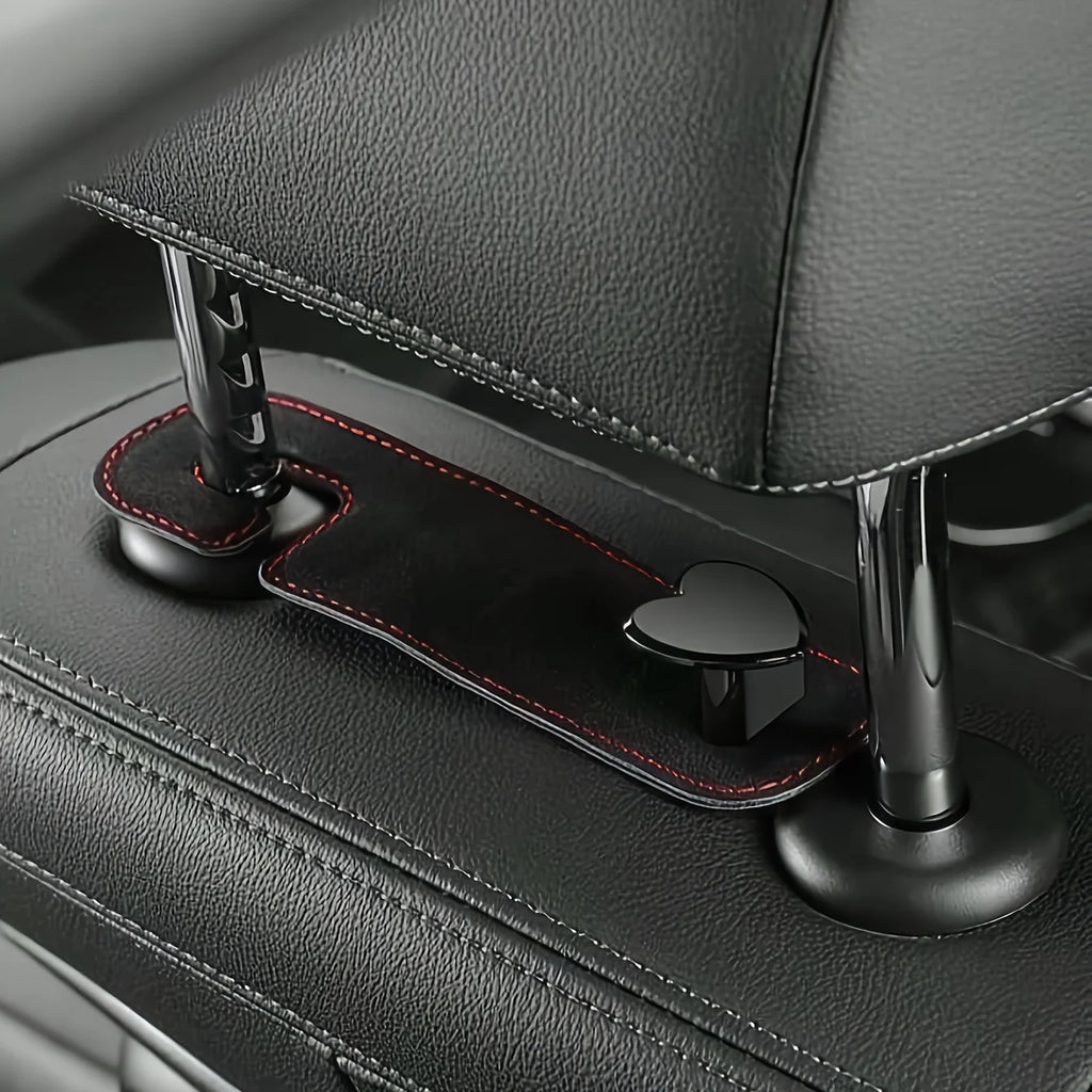 Cute heart-shaped vehicle storage pendant wallet bag, car interior seat backrest storage accessories, SUV sedan universal Qme