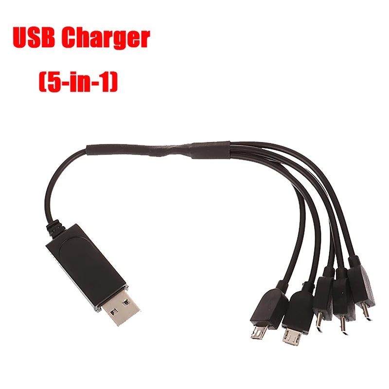 3 7V 500mAh 1 Charger E58 XS809 Battery Multi-function Charging Cable Qme