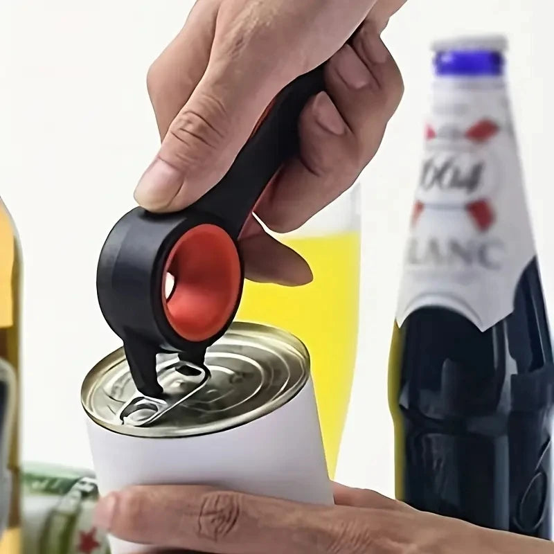 Can Opener Multi Functional Five In One Beverage Bottle Opener Cap Twister Four Position Can Opener Anti Slip Cap Twister Qme