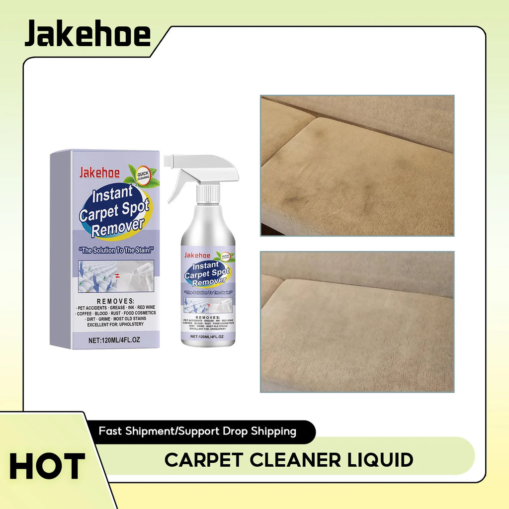 Carpet Cleaner Liquid Safe Lasting Powerful Stains Remover Fabric Sofa Surfaces Clean Multifunctional Carpet Fragrance Detergent Qme
