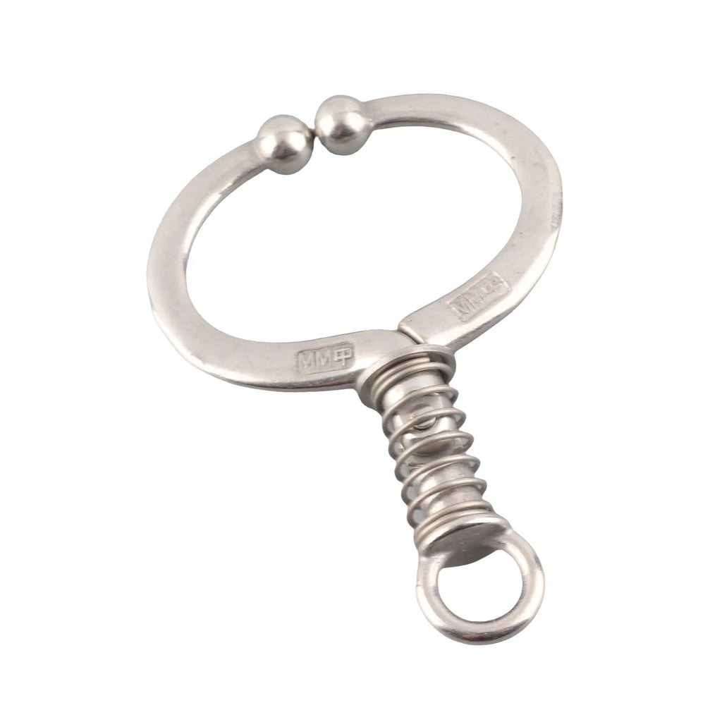 Stainless Steel Spring Type Bull Nose Ring Punch Free Cattle Nose Ring Livestock Traction Breeding Supplies for Cattle Farm Qme