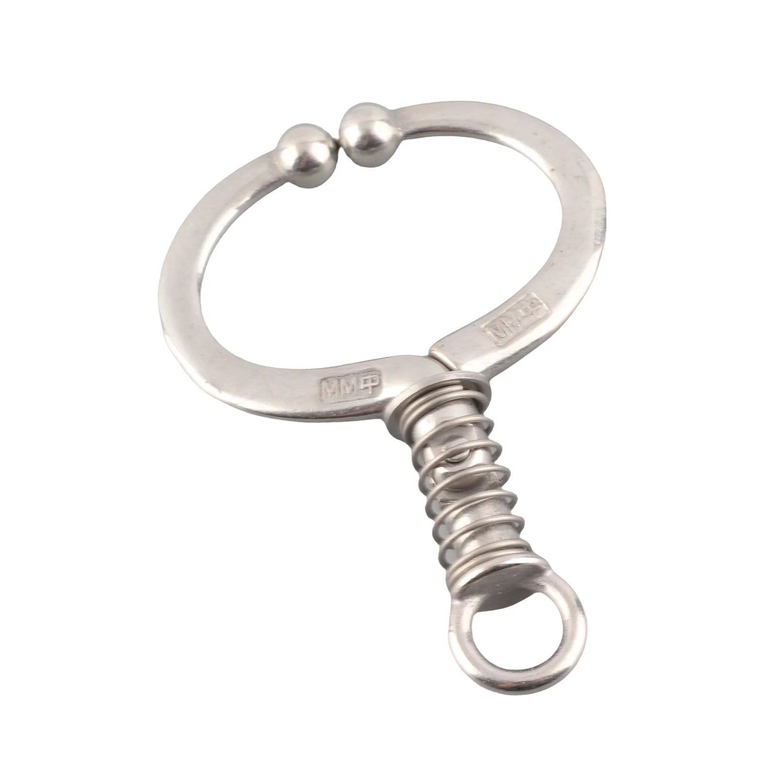 Stainless Steel Spring Type Bull Nose Ring Punch Free Cattle Nose Ring Livestock Traction Breeding Supplies for Cattle Farm Qme