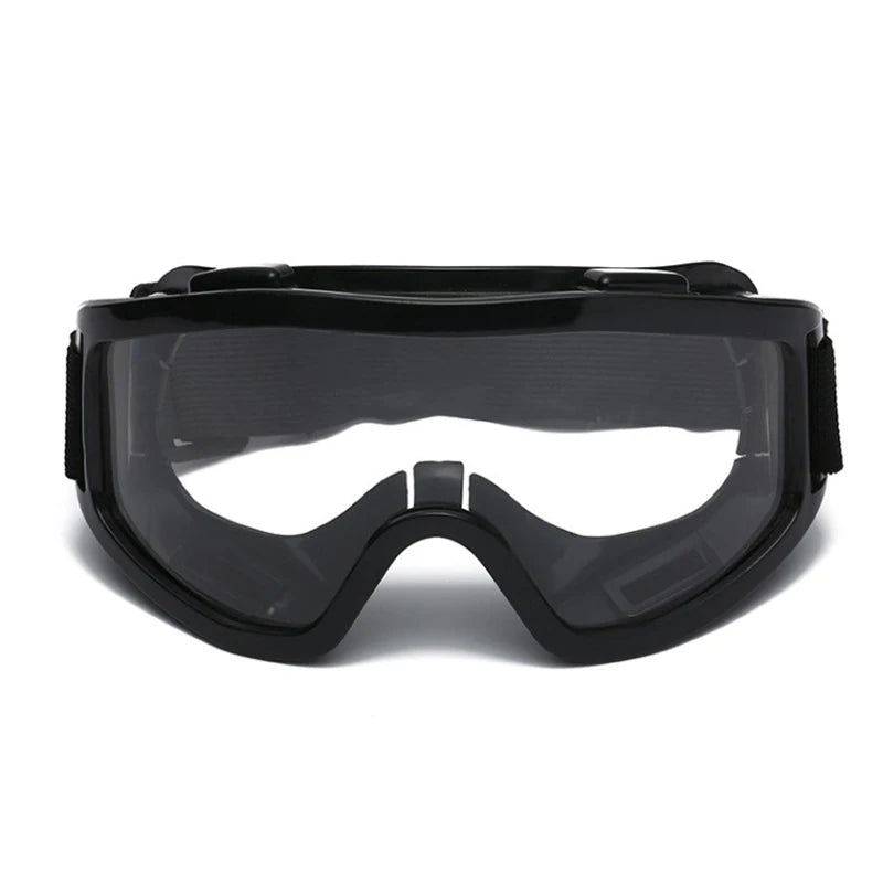 2PCS Protective Goggles Windproof Dustproof Anti-fog Safety Glasses for Outdoor Cycling Grinding Industrial Work Men Qme