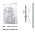 50 Metal Double Head Nails Seamless Skirting Thread Nail Without Qme 100PCS