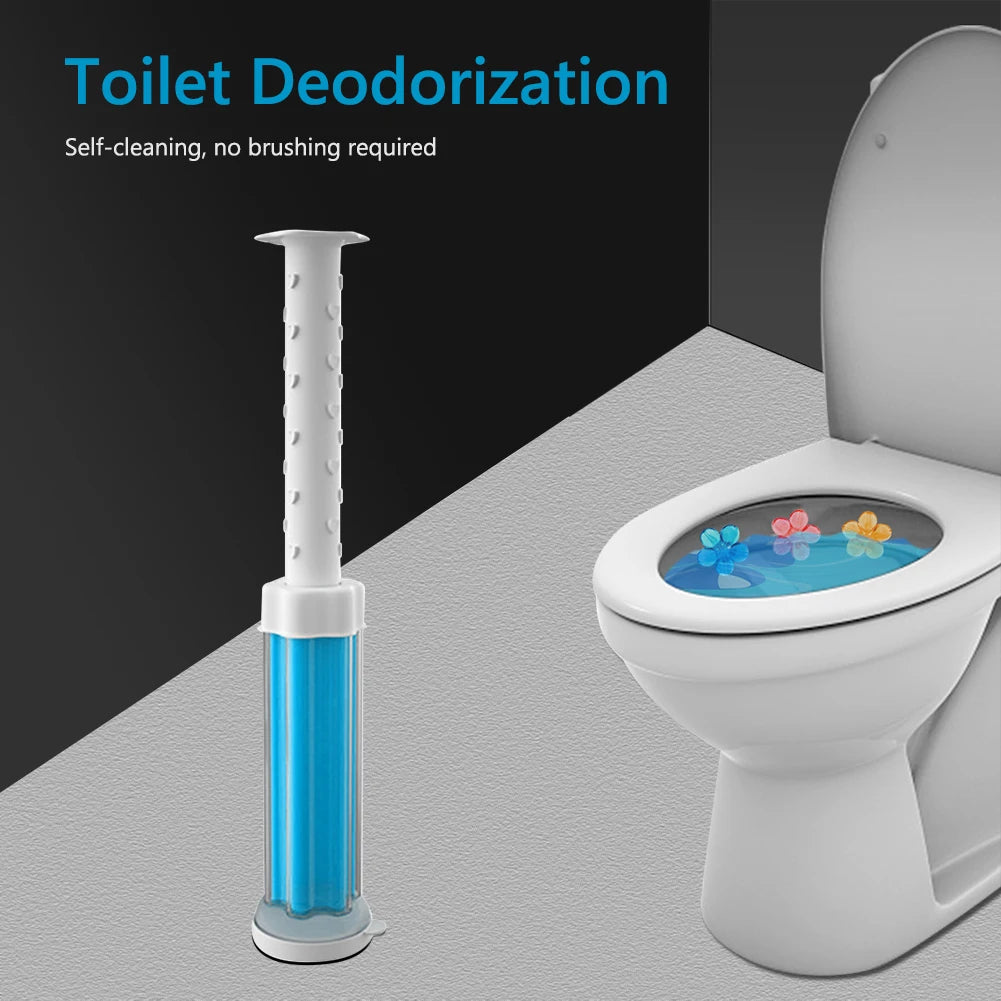 Flower Aromatic Toilet Gel Remove Odors Leave Toilet Cleaner Gel No Traces Comfortable Smell for Household Cleaning Products Qme