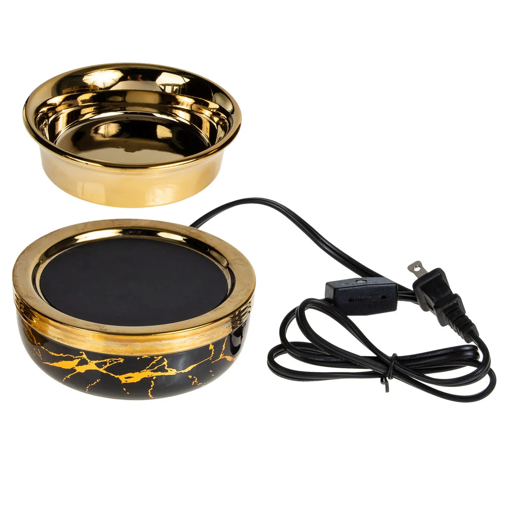 Ceramic Incense Burner Bowl for Meditation Relaxation Aromatherapy Stress Relief Bedroom Yoga Room Decor Compact Scented Wax Qme