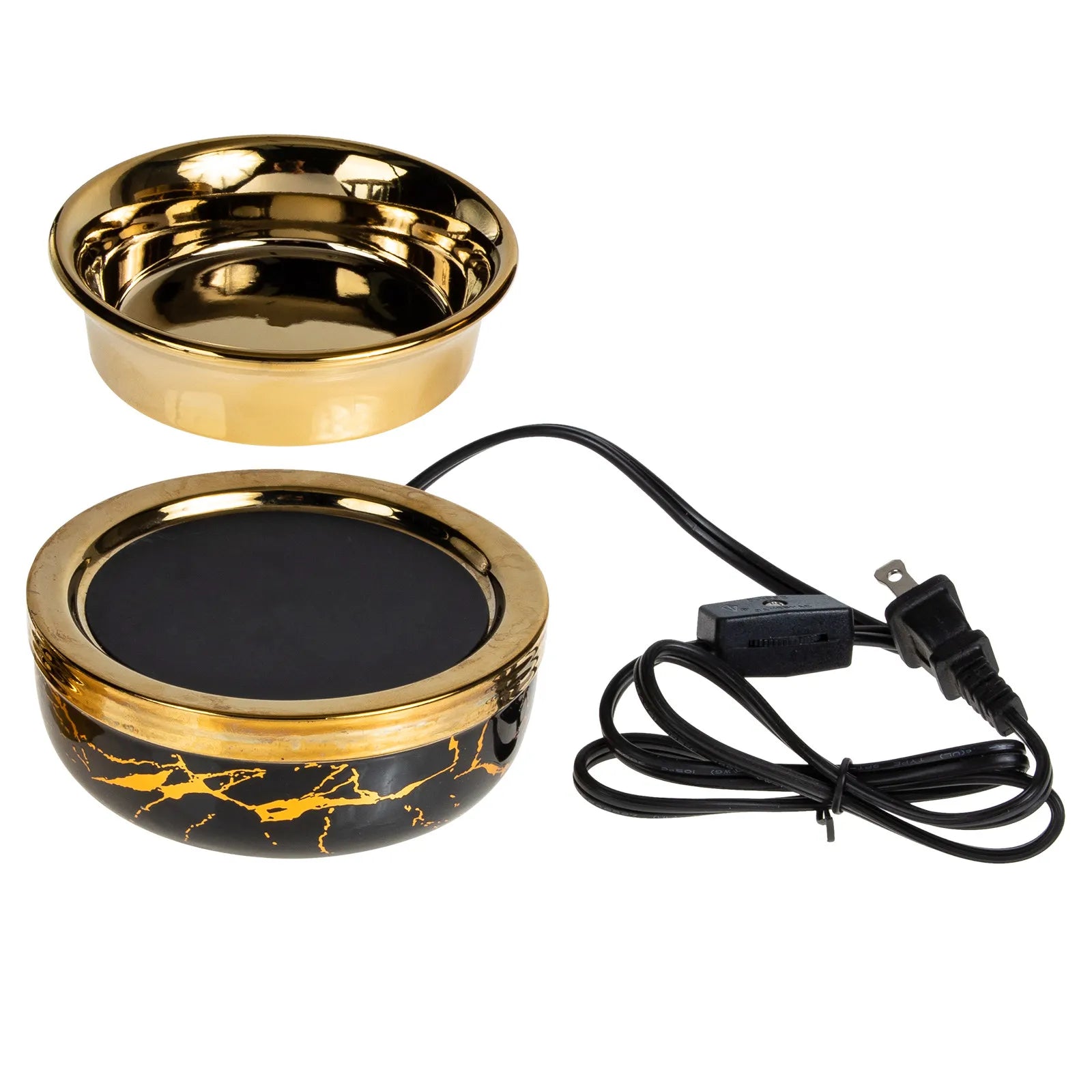 Ceramic Incense Burner Bowl for Meditation Relaxation Aromatherapy Stress Relief Bedroom Yoga Room Decor Compact Scented Wax Qme