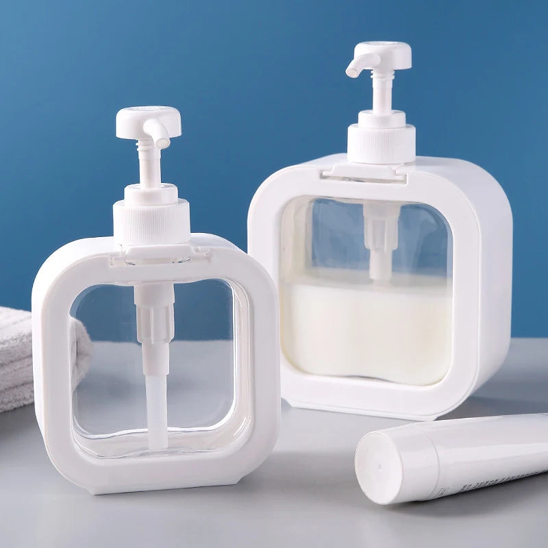 300/500Ml Kitchen Liquid Soap Dispenser Empty Pump Shampoo Bottle Dish Soap Container Bathroom Shower Gel Laundry Liquid Storage Qme