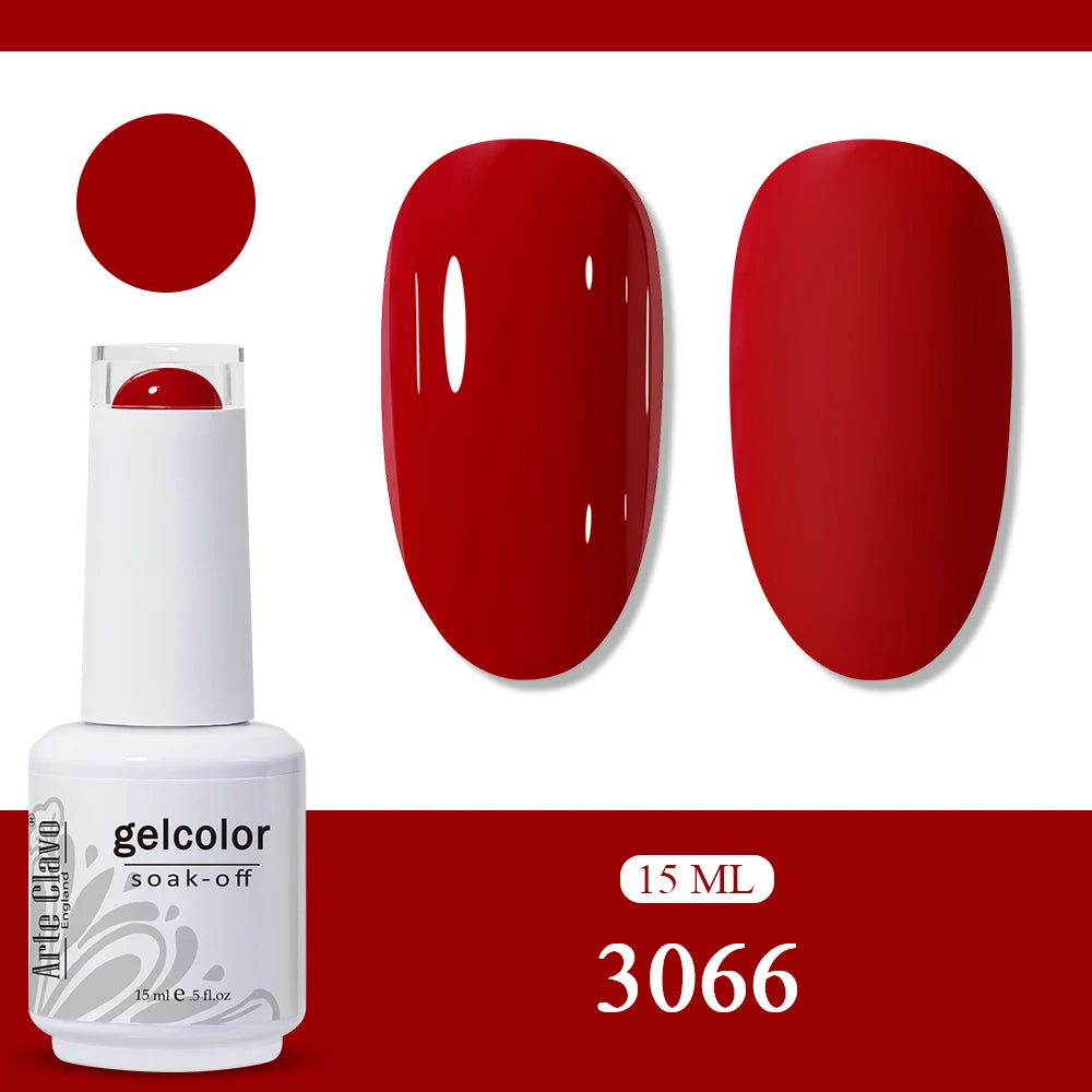 Arte Clavo Amber Gel Nail Polish Translucent Vintage Jelly Semi