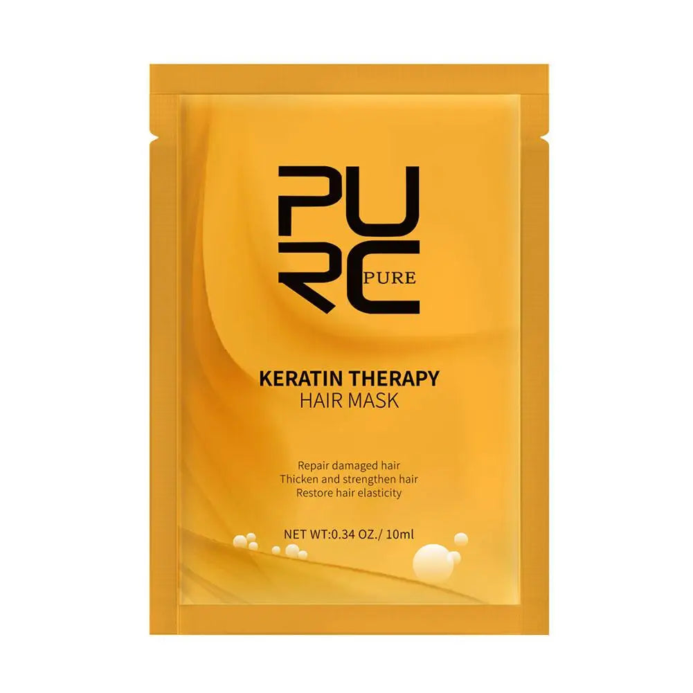 Brazilian Keratin Hair Treatment For Curly Damaged Hair Straightening Smoothing Scalp Treatment Purifying Shampoo Hair Care Qme 1pcs 10ml CN