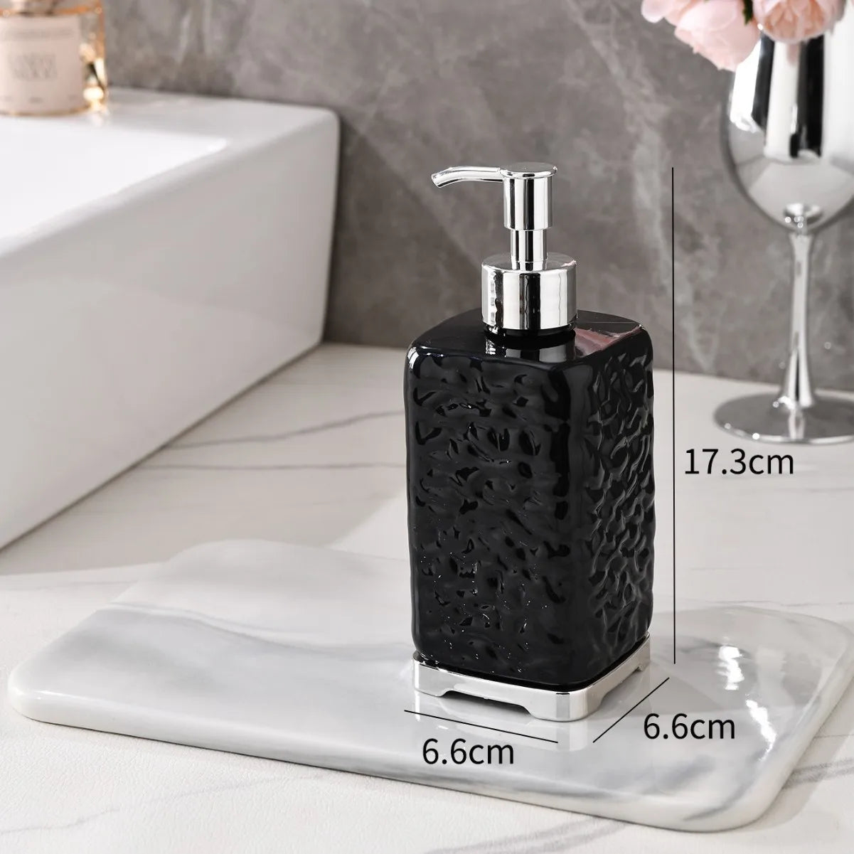 2-Piece Press-type Travel Dispenser Bottle Foaming Bathroom Shampoo