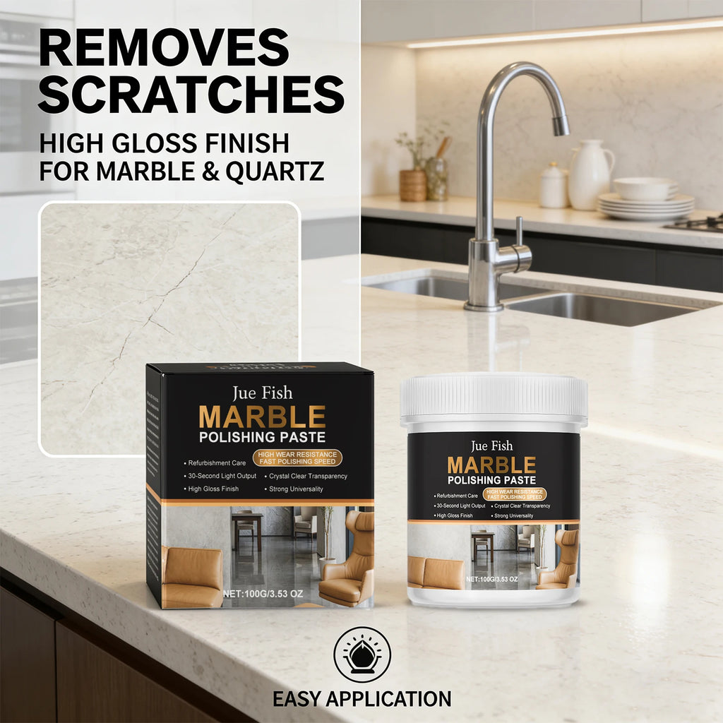 Marble Polishing Paste Effectively Remove Scratch Water Stains Brightening Eliminate Fingerprint Multi Functional Cleaning Cream Qme