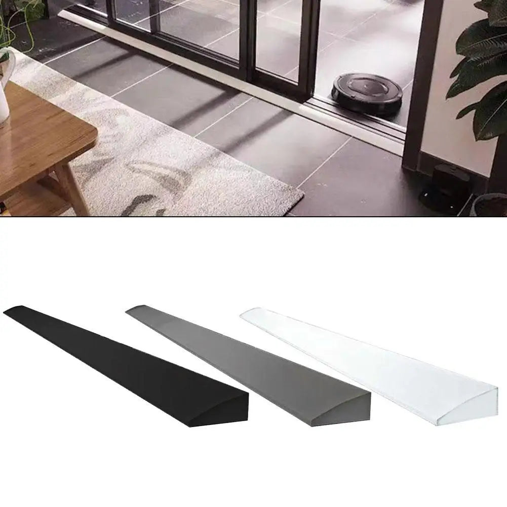 1 X Slope Climbing Strip For Sweeping Robot Flexible Silicone Ramp Threshold Strip Step Splicing Slope Bar Sweeping Robot Qme
