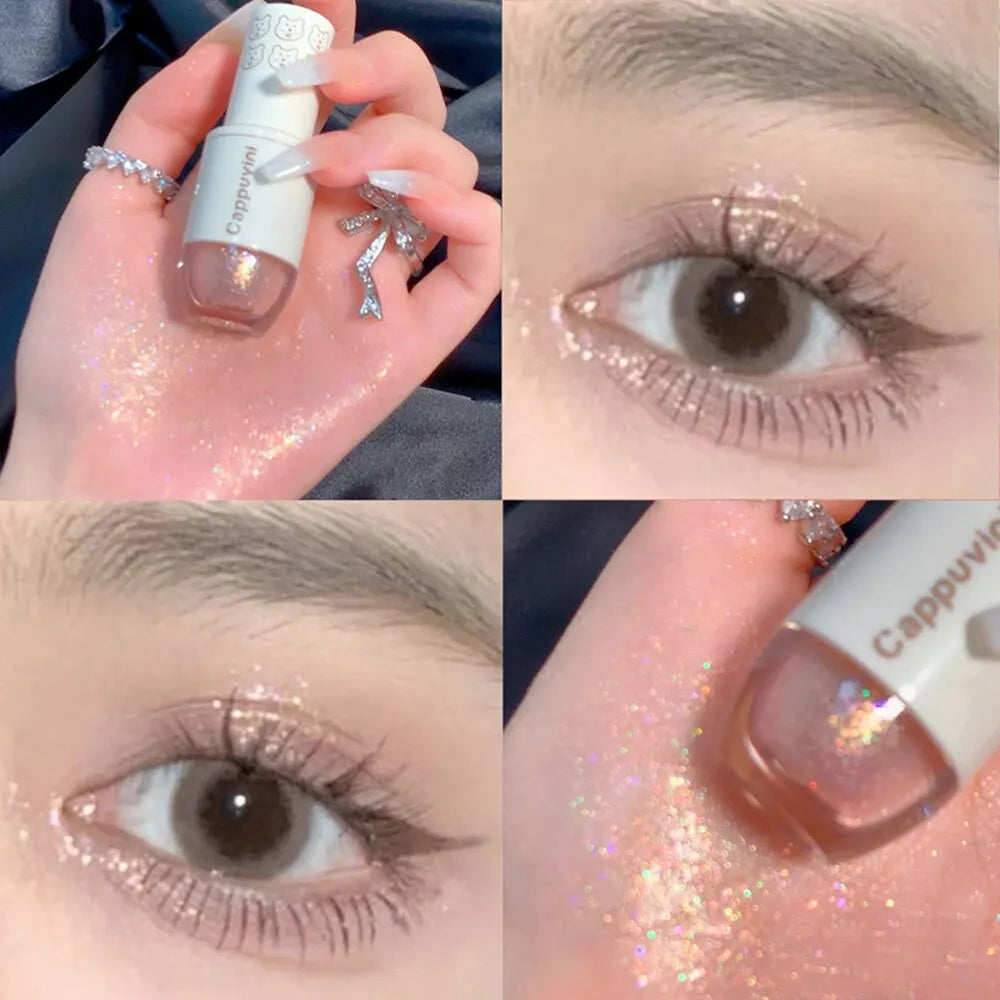 Cappuvini Liquid Eyeshadow High-gloss Shiny Mermaid Pearl Tears Qme