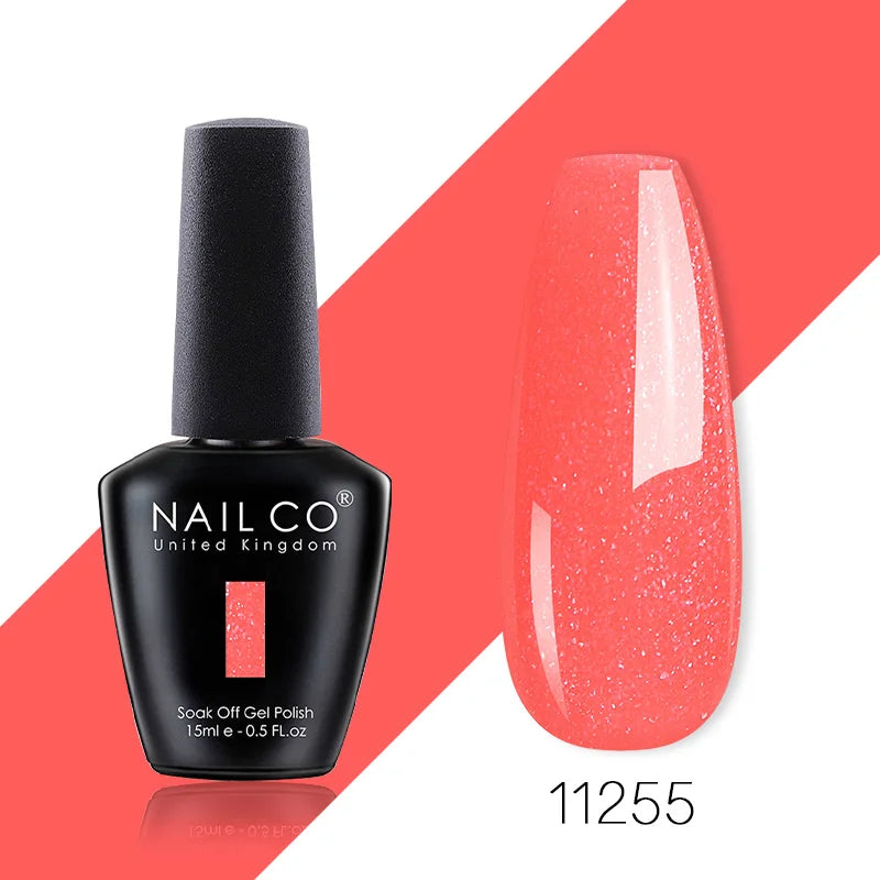 NAILCO 85 Colors Nail Gel UV LED Lacquer Manicure Varnish Hybrid Semi