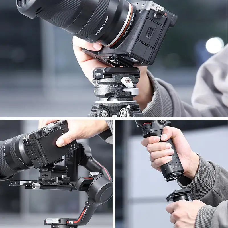 Universal Camera Quick Release Plate Anti-scratch Non-slip Qme