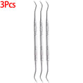 Ingrown Toenail Care Tool Double-headed Stainless Nail Relief Qme 3Pcs
