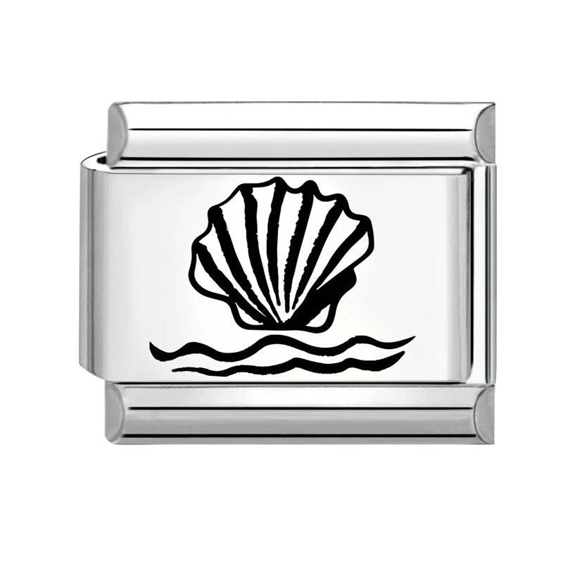 2026 Design Jellyfish Shell Pearl Turtle Laser Engraving Italian