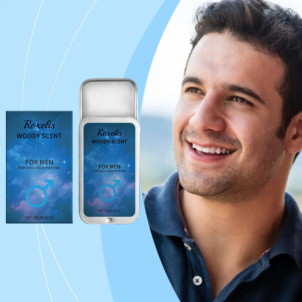Portable Solid Perfume Women Man Deodorant Reduce Body Odor Keep Qme