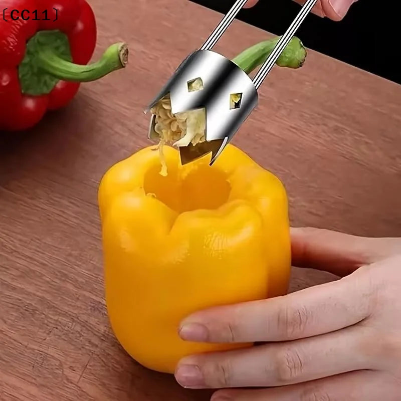 Stainless Steel Corers Portable Core Remover Fruit Vegetable Qme