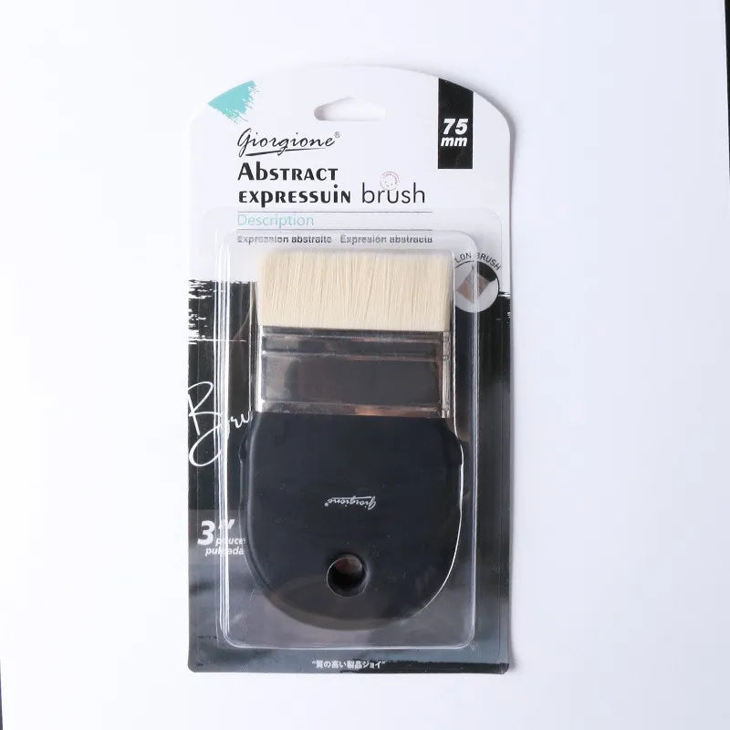 Pigment Brush Water Powder Watercolor Oil Painting Wall Painting Hand Painting Wall DIY Painting Tools Art Supplies Coloring Qme 75mm-1pc