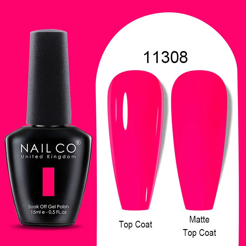 NAILCO Nude Nails Gel Nail Polish UV LED Semi-permant Varnish Hybrid