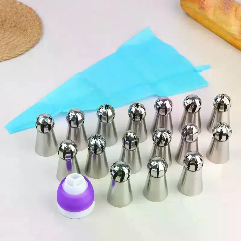 3 6 Cake Decorating Piping Tips Baking Supplies DIY Tool Beginners Qme