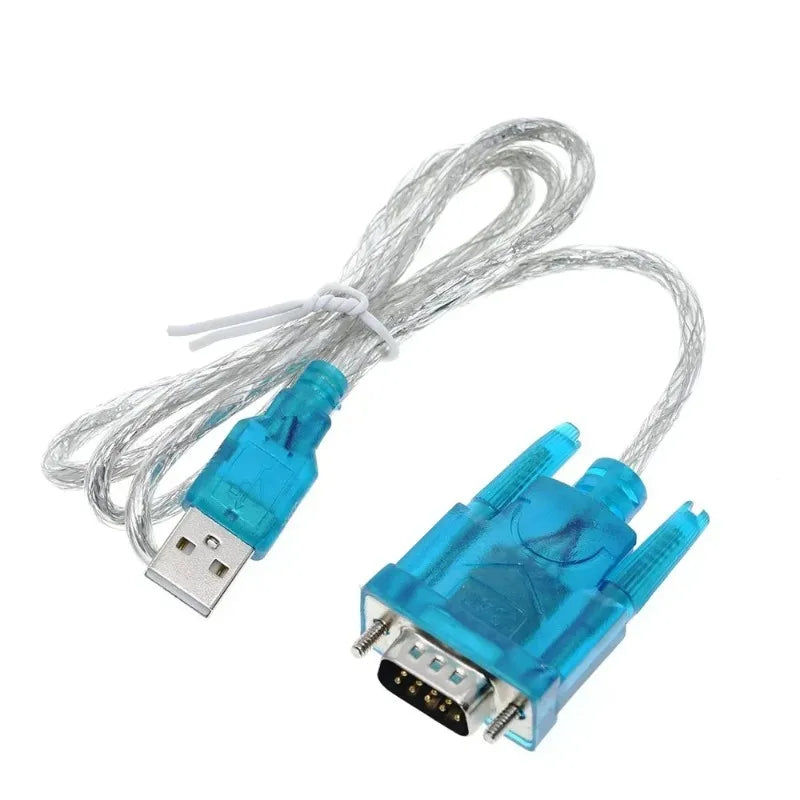 3pcs USB to RS232 Serial Adapter 9Pin DB9 COM Port Cable for Windows 7/10/11 64bit HL-340 Qme 3pcs