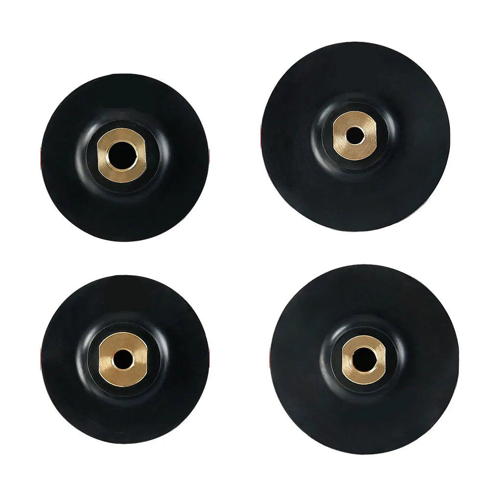 1pc Rubber Backing Pad M10 For M14 Thread Sanding Disc Hook& Loop Polishing Backer Plate For Angle Grinder Buffing Pads Qme
