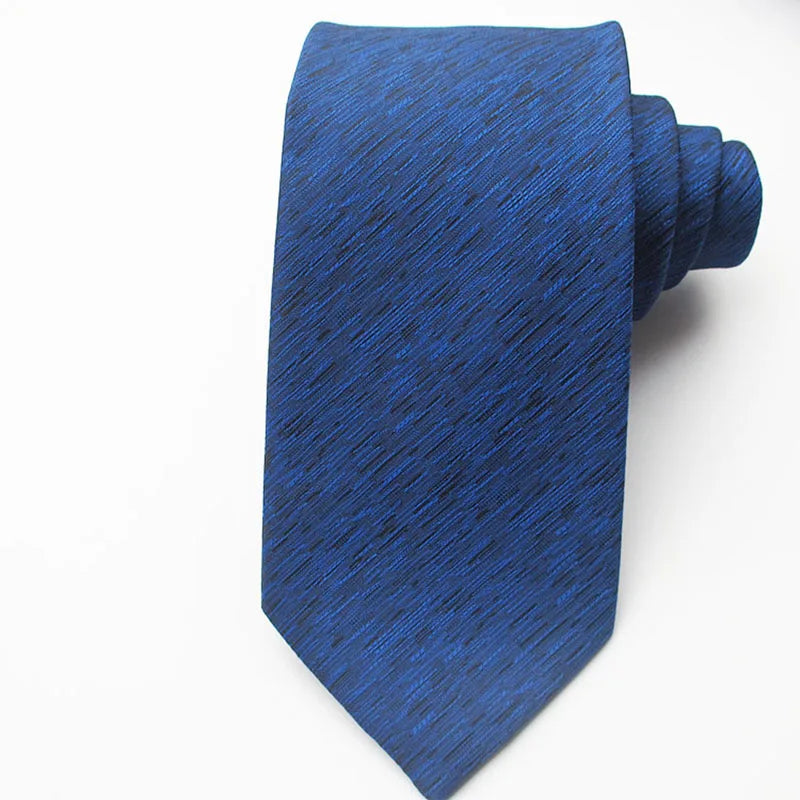 Wide Silk Polyester Necktie Jacquard Custom Classic Formal Twill Qme