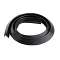 Car Splash Guard Fender Flare Extension Wheel Eyebrow Moulding Trim Wheel Arch Strip Extenders Scratch-proof Qme black