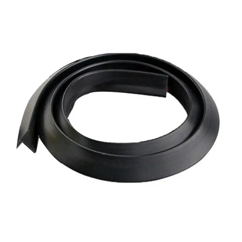 Car Splash Guard Fender Flare Extension Wheel Eyebrow Moulding Trim Wheel Arch Strip Extenders Scratch-proof Qme black