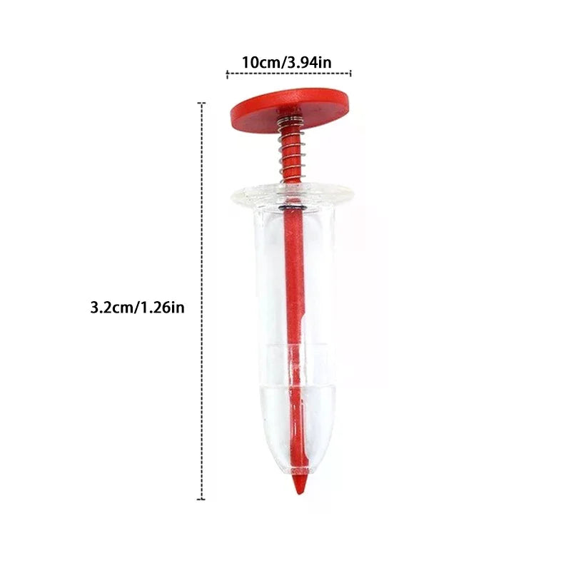 1pcs Handheld Seed Dispenser, Mini Manual Seeder Tool For Garden Planting, Flower Pot & Garden Bed Essential Gardening Supplies Qme