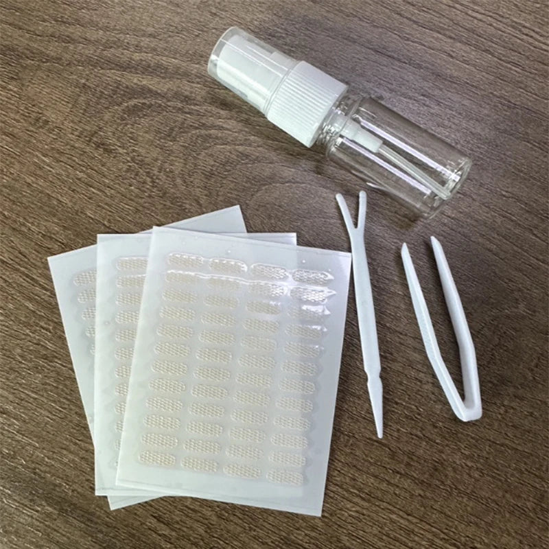 Natural Eye-lift Self-adhesive Mesh-lace Eyelid Tapes Stickers Women Qme