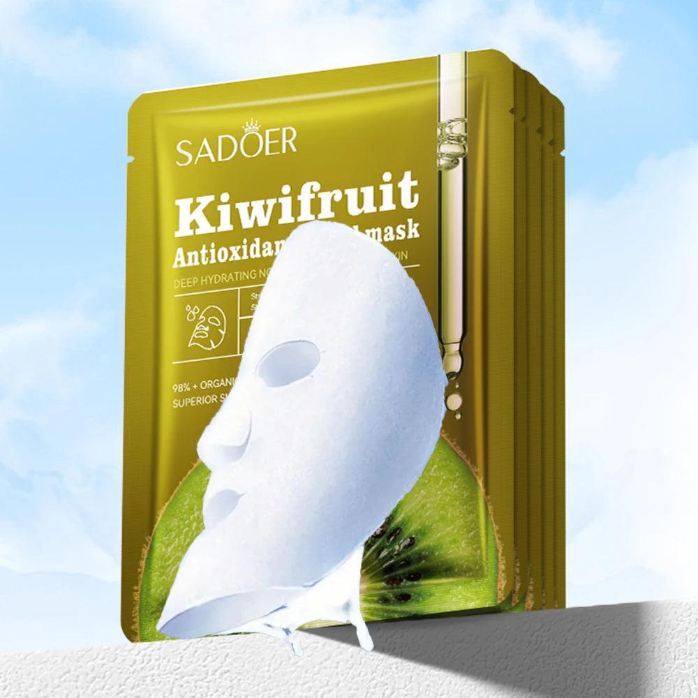 Kiwi Fruit Moisturizing Facial Mask Take Care Skin Autumn Winter Mild Qme