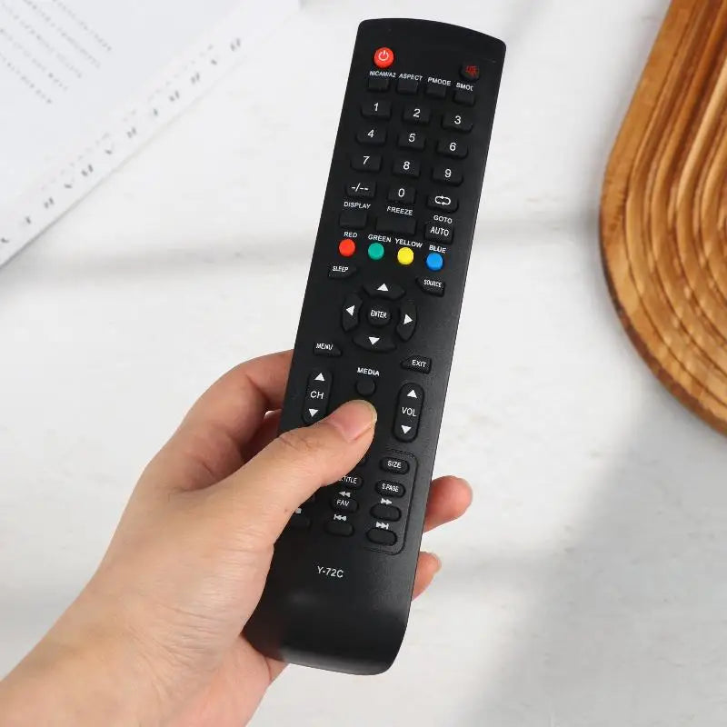 Remote Control Smart TV Y-72C Replacement Compact Strong Signal Qme