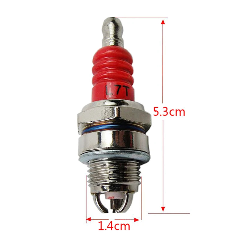 Three-sided Pole Spark Plug L7TJC Chainsaw Brush Cutter Compatible Qme