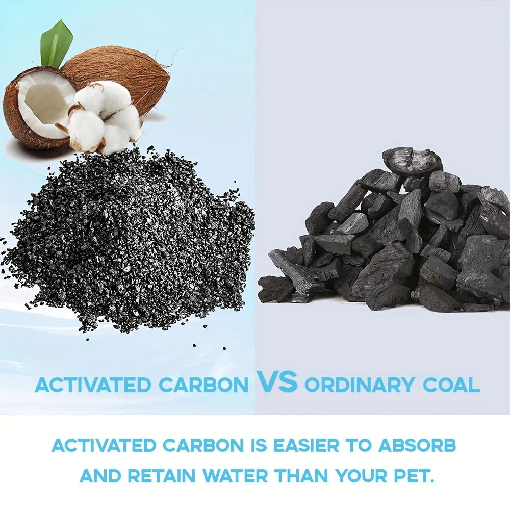 12pcs/6sets 8pcs/4sets Cat Water Fountain Filters Replacement Carbon Filters & Foam Sponges For Pet Dog Cat Water Dispenser Qme