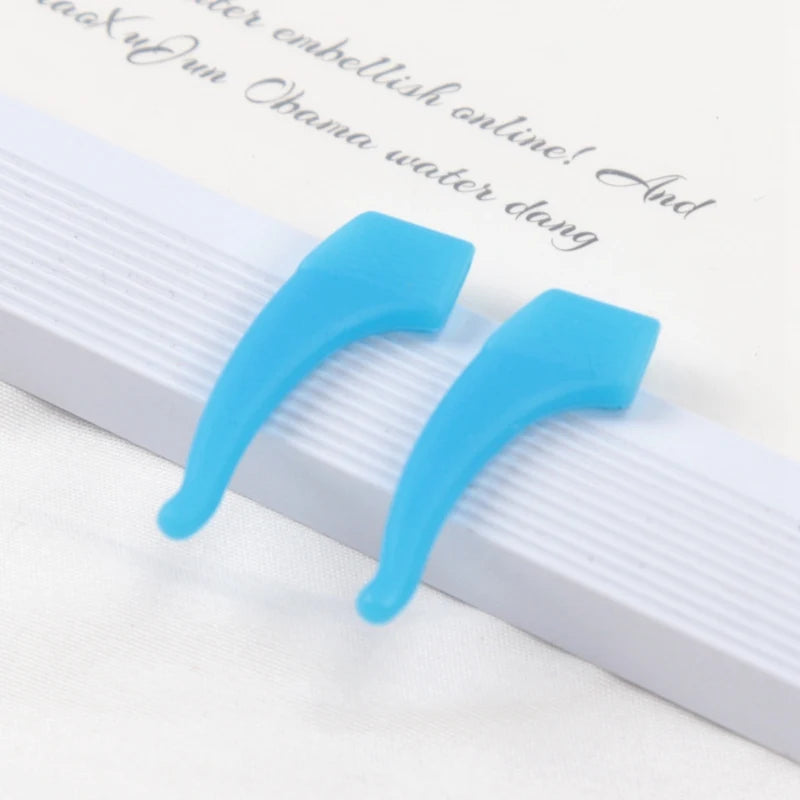 5 Pairs Comfortable Silicone Anti-slip Ear Hooks Women Men Antiskid Qme