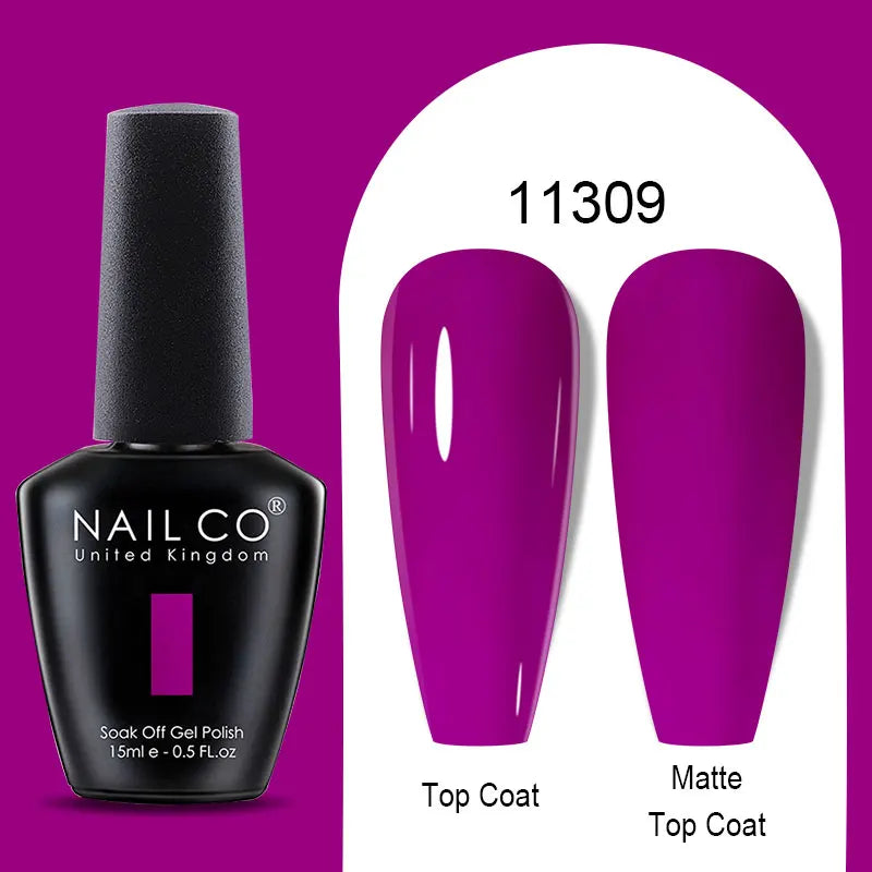 NAILCO Nude Nails Gel Nail Polish UV LED Semi-permant Varnish Hybrid