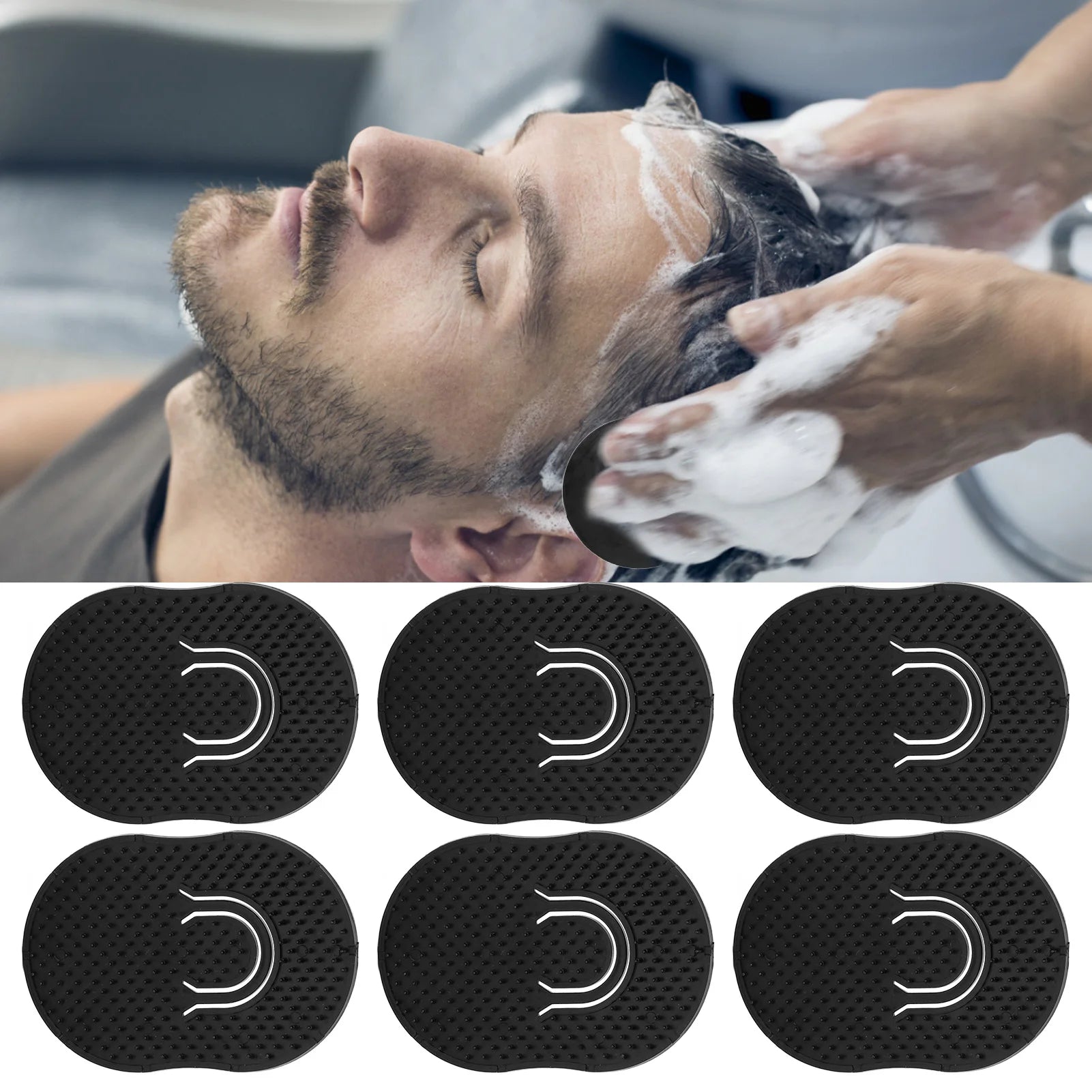 Palm Combs Portable Lightweight Handheld Massager Hair Brush Comb for Men Palm Comb Scalp Massager Brush Comb Qme
