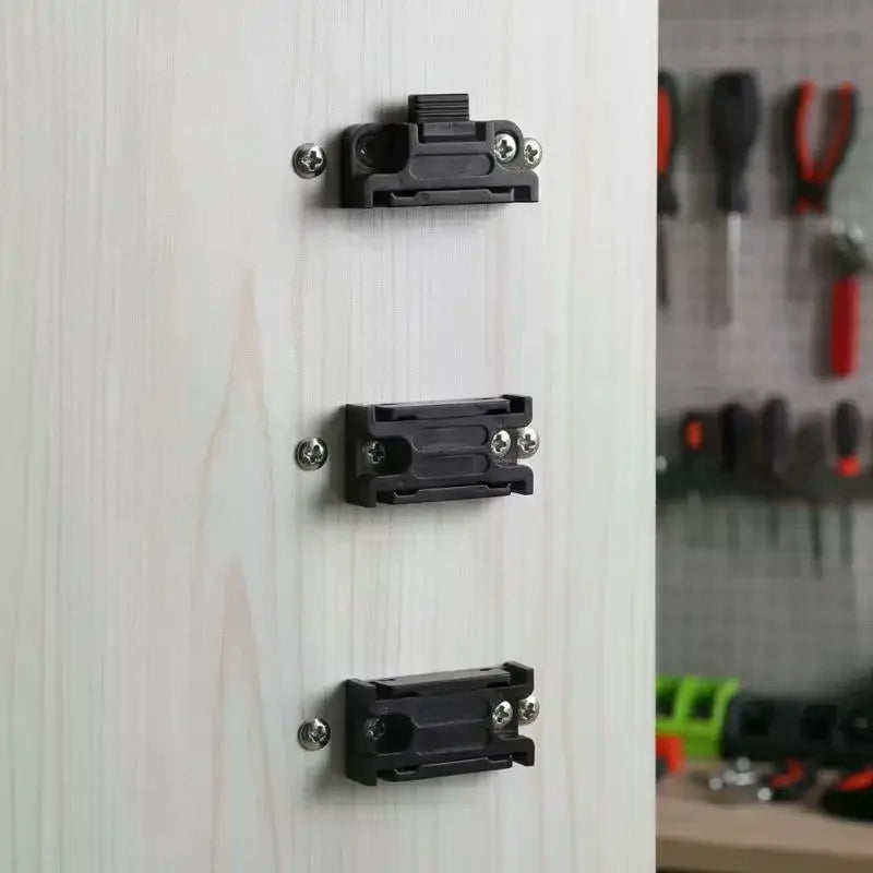 Furniture Panel Connector Quick Joining Fixing Clip 10 Pieces Quick Release Furniture Clip For Wardrobe Kitchen Cabinet Bathroom Qme