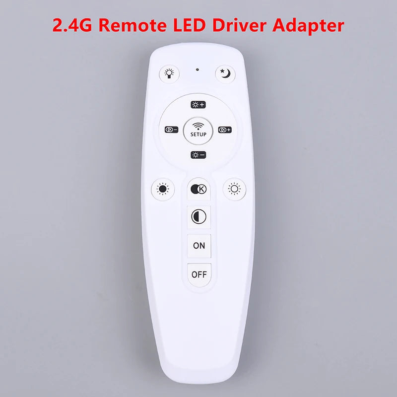 1Pc LED Driver Adapter 2.4G Remote Intelligent Wireless Dimmable Color Changeable Intelligent Transformer For Ceiling Light. Qme