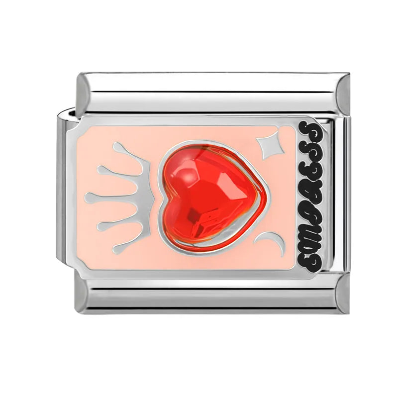 Premium 2026 New Women's Fashion Colorful Tarot Cards Italian Charm Beads Fit 9mm Bracelet Stainless Steel Making Jewelry Gift Qme Style 14