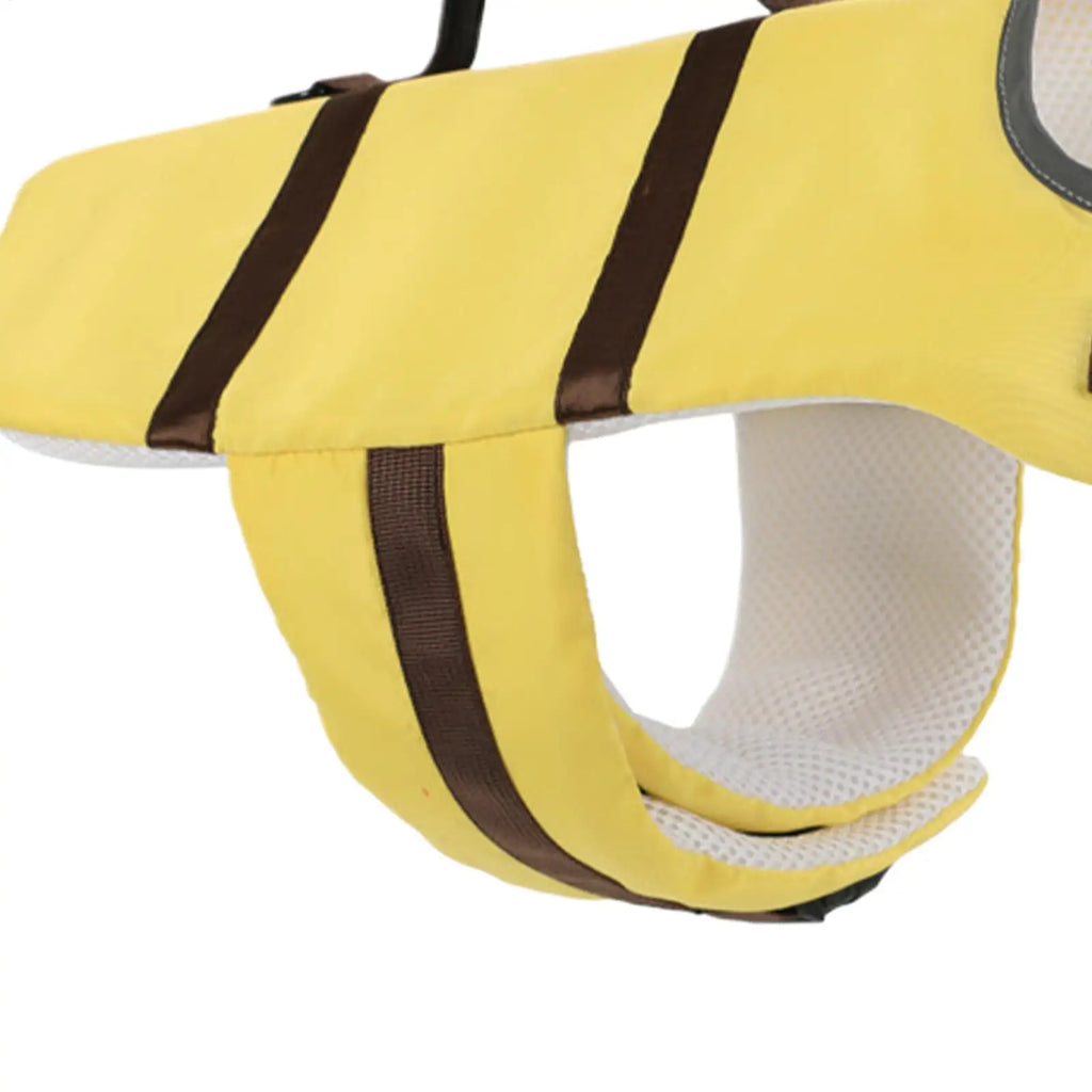 Dog Life Vest Reflective Float Buoyancy Handle Swimming Accessories Qme
