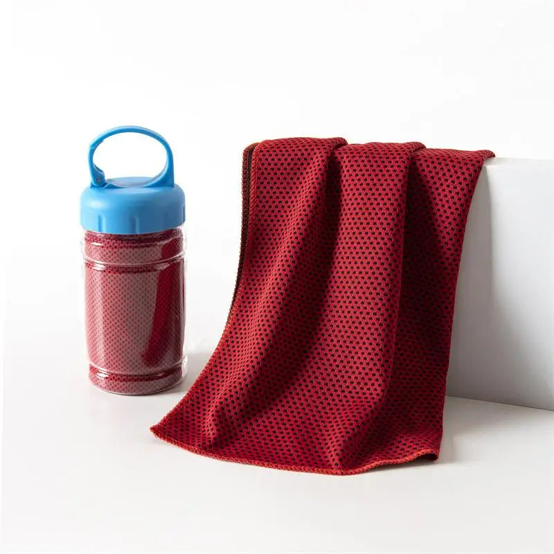1Pcs Breathable Cooling Towel Ultra Soft Lightweight Microfiber Towels Quick Drying Sunstroke Prevention Yoga Swimming Gym Towel Qme A7