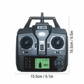 Fishing Bait Boat Remote Control for D18B D16B D18E D16E Fishing Feeder Boat Controller with LCD Screen Display Qme black