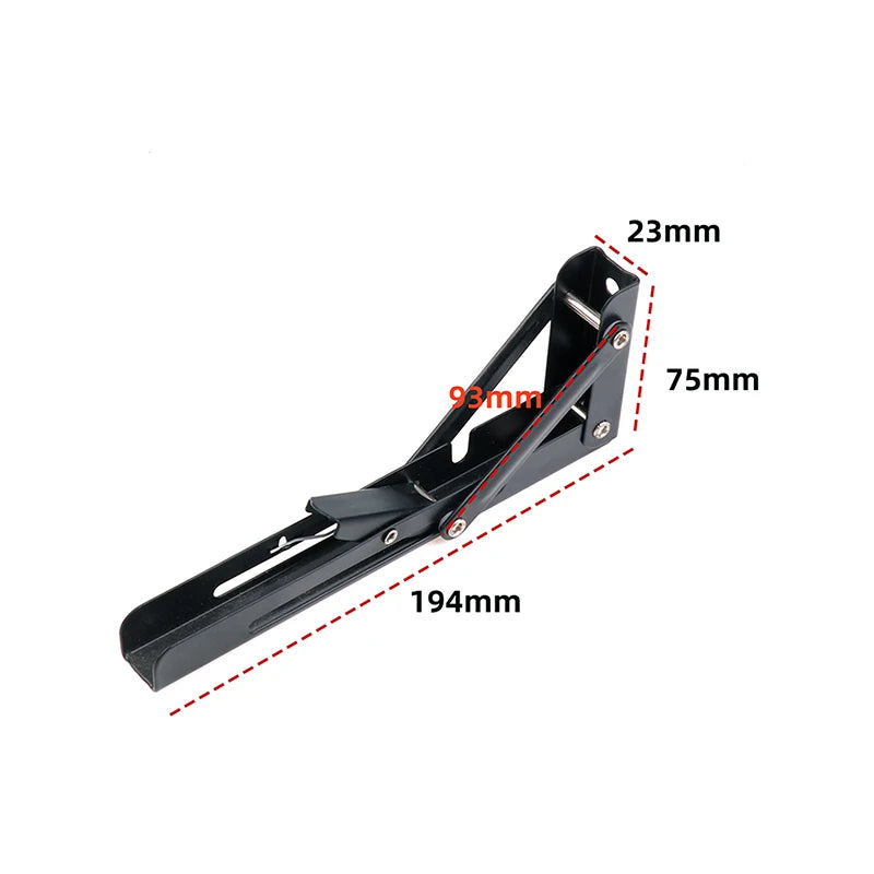 Innovative 1 Cold Rolled Steel Triangle Folding Shelf Bracket Qme 8inch 1PCS